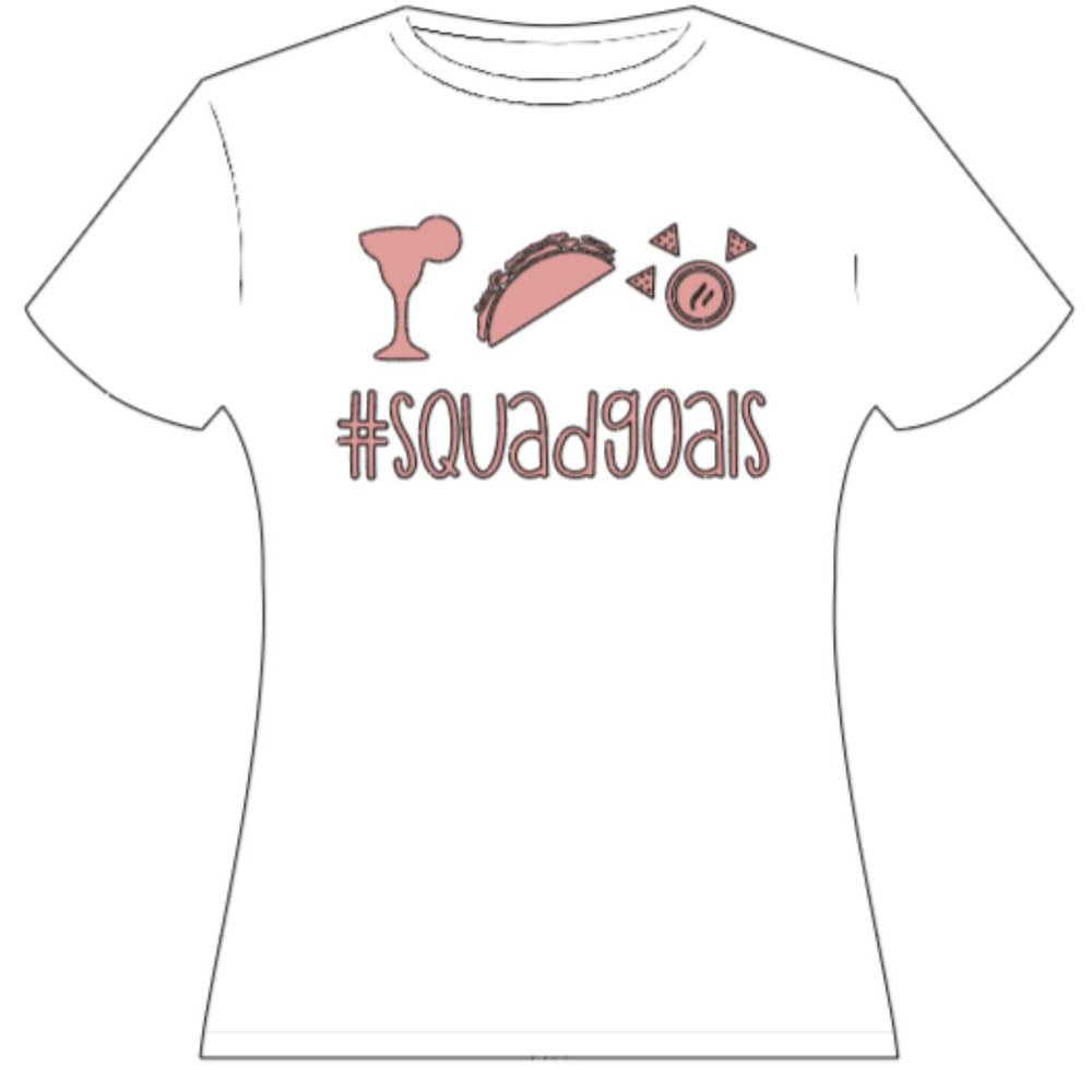 Custom-Made #SquadGoals T-Shirt - Picture 2 of 11